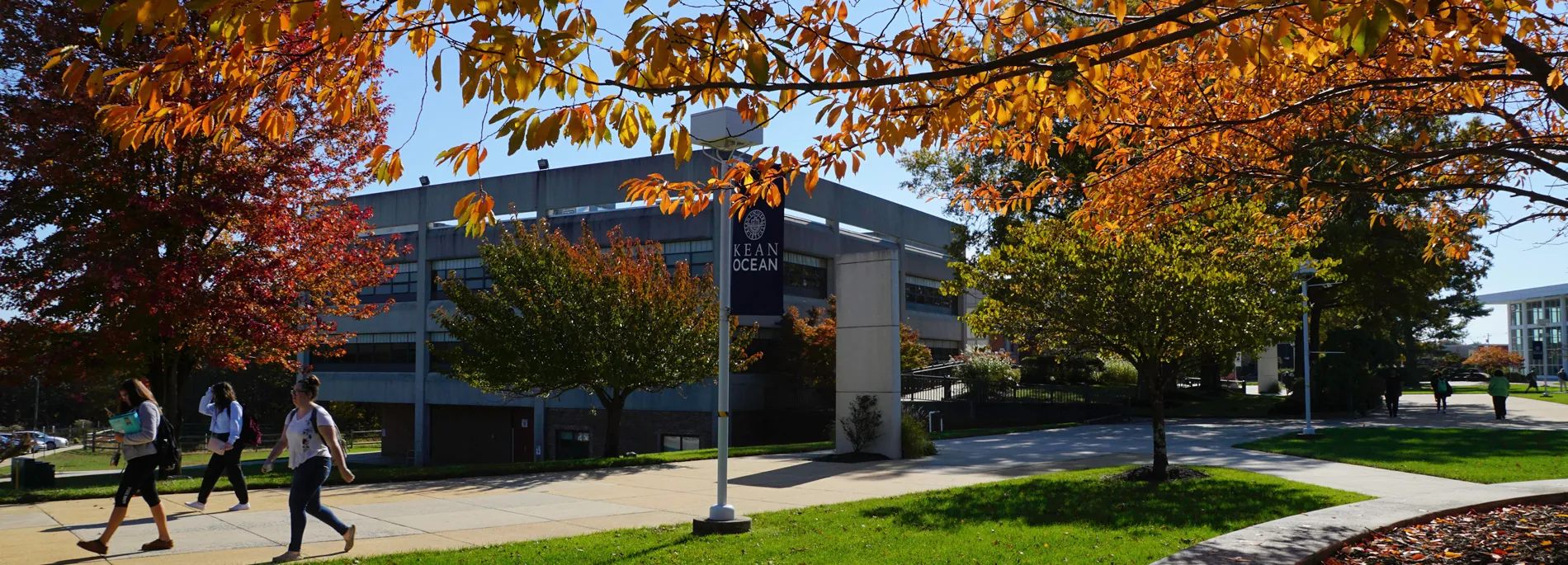 administration building in the fall