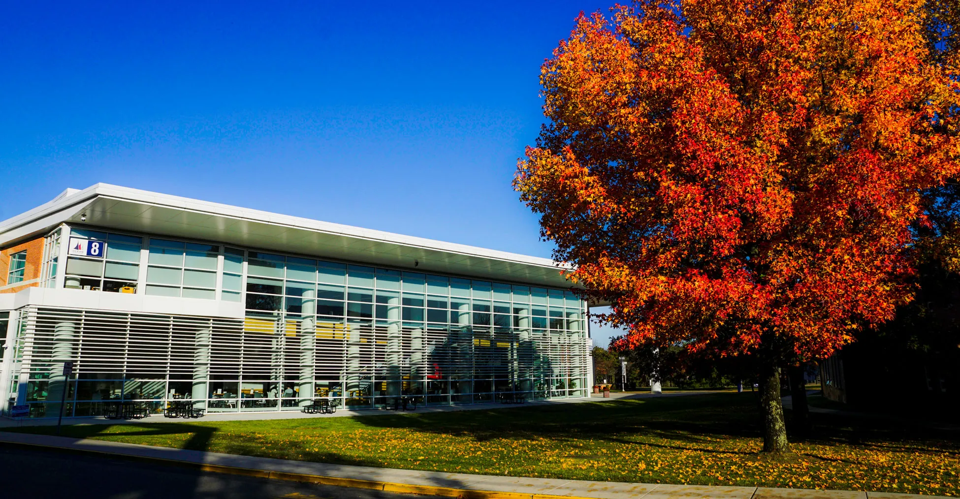 OCC Student center in the fall