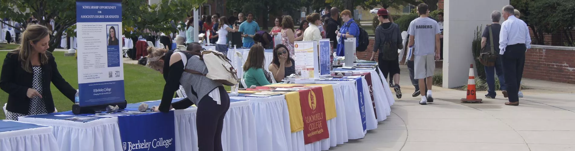 Students engaging at OCCs Transfer Fair